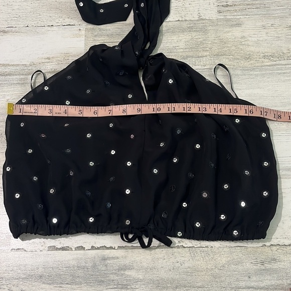 House if Harlow 1960 X Revolve Sequin Halter Top Size M - Picture 8 of 10